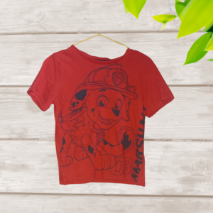T-Shirt Enfant Rouge Pat’ Patrouille